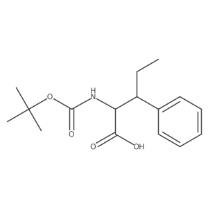 2-{[(Tert-butoxy)carbonyl]amino}-3-phenylpentanoic acid Structure