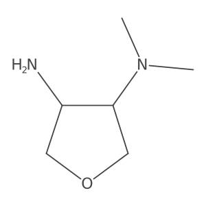 (3S,4R)-N3,N3-Dimethyltetrahydrofuran-3,4-diamine结构式
