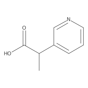 (S)-2-(Pyridin-3-yl)propanoic acid Structure