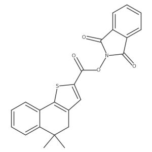 1,3-dioxo-2,3-dihydro-1H-isoindol-2-yl 5,5-dimethyl-4H,5H-naphtho[1,2-b]thiophene-2-carboxylate Structure
