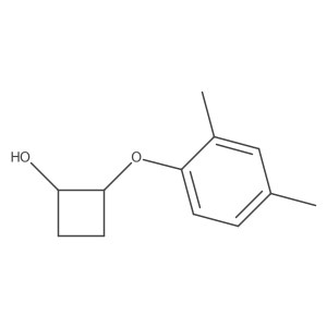 (1R,2R)-2-(2,4-dimethylphenoxy)cyclobutan-1-ol Structure
