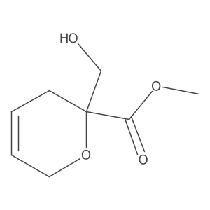 Methyl 6-(hydroxymethyl)-2,5-dihydropyran-6-carboxylate Structure