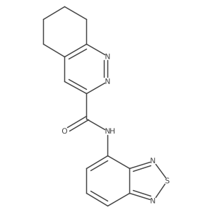N-(2,1,3-Benzothiadiazol-4-yl)-5,6,7,8-tetrahydrocinnoline-3-carboxamide Structure