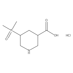 5-(Dimethylphosphoryl)piperidine-3-carboxylicacidhydrochloride Structure