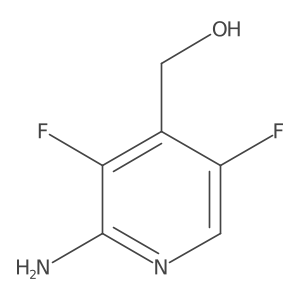 (2-Amino-3,5-difluoropyridin-4-yl)methanol结构式