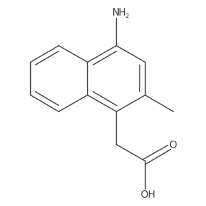 2-(4-Amino-2-methylnaphthalen-1-yl)acetic acid结构式