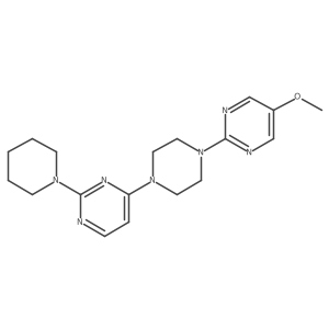 4-[4-(5-Methoxypyrimidin-2-yl)piperazin-1-yl]-2-(piperidin-1-yl)pyrimidine结构式