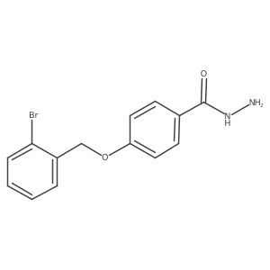 4-[(2-Bromobenzyl)oxy]benzohydrazide结构式