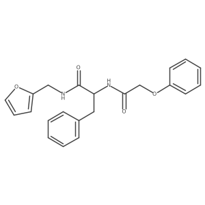 (I+/-S)-N-(2-Furanylmethyl)-I+/--[(2-phenoxyacetyl)amino]benzenepropanamide结构式