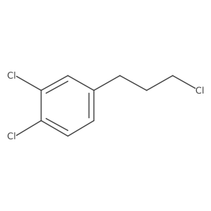 1,2-Dichloro-4-(3-chloropropyl)benzene Structure