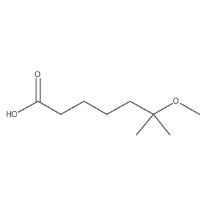 6-Methoxy-6-methylheptanoic acid结构式