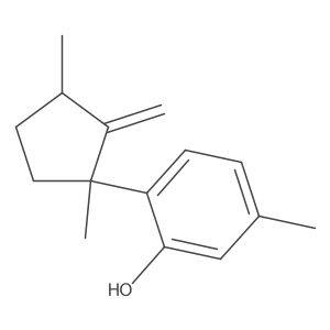 2-[(1R,3S)-1,3-Dimethyl-2-methylenecyclopentyl]-5-methylphenol Structure