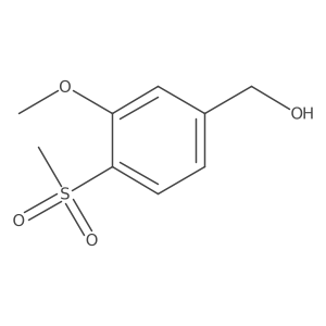 (4-Methanesulfonyl-3-methoxyphenyl)methanol结构式