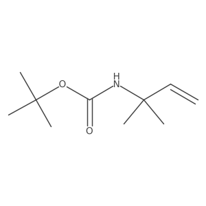 (1,1-Dimethylallyl)carbamic acid tert-butyl ester Structure