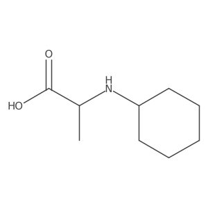 (R)-2-(Cyclohexylamino)propanoic acid结构式