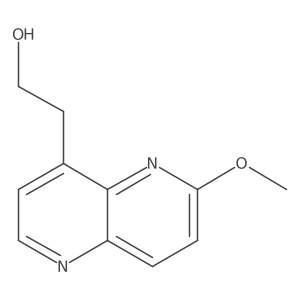 2-(6-Methoxy[1,5]naphthyridin-4-yl)-1-ethanol Structure