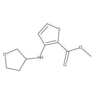 Methyl 3-(oxolan-3-ylamino)thiophene-2-carboxylate Structure