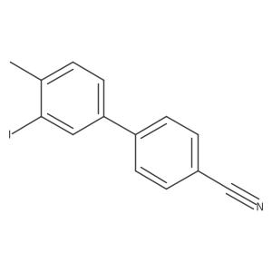 3'-Iodo-4'-methyl-[1,1'-biphenyl]-4-carbonitrile结构式