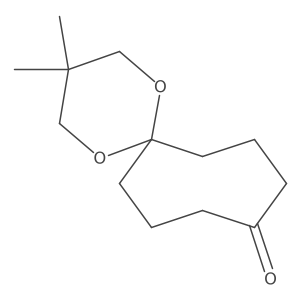 3,3-Dimethyl-1,5-dioxaspiro[5.7]tridecan-10-one结构式