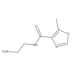 N-(2-Aminoethyl)-5-methyl-4-oxazolecarboxamide结构式