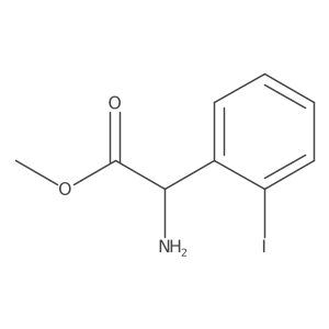 Methyl 2-amino-2-(2-iodophenyl)acetate结构式