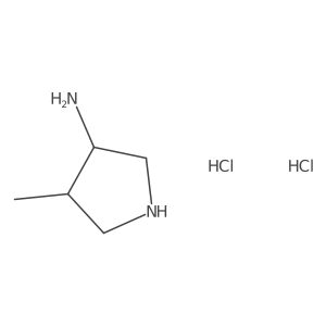 4-Methylpyrrolidin-3-amine dihydrochloride Structure
