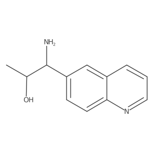 (1S,2R)-1-Amino-1-(quinolin-6-yl)propan-2-ol结构式