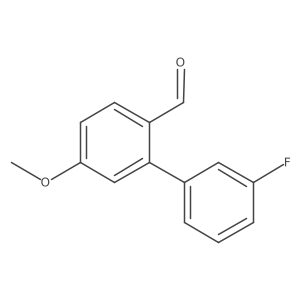 3'-Fluoro-5-methoxybiphenyl-2-carboxaldehyde结构式