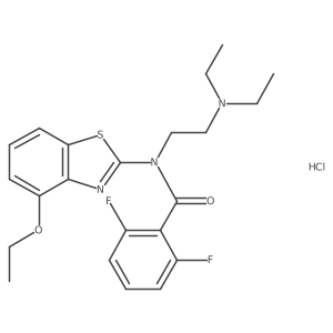 N-(2-(diethylamino)ethyl)-N-(4-ethoxybenzo[d]thiazol-2-yl)-2,6-difluorobenzamide hydrochloride Structure