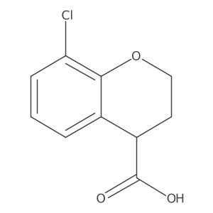 8-Chlorochroman-4-carboxylic acid Structure