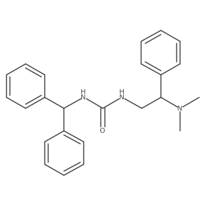 1-Benzhydryl-3-(2-(dimethylamino)-2-phenylethyl)urea Structure