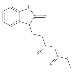 Methyl 3-oxo-5-(2-oxoindolin-3-yl)pentanoate Structure