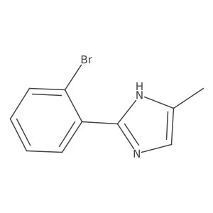 2-(2-Bromophenyl)-4-methyl-1H-imidazole结构式