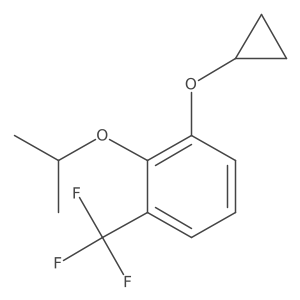 1-Cyclopropoxy-2-isopropoxy-3-(trifluoromethyl)benzene Structure