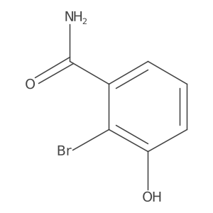 2-Bromo-3-hydroxybenzamide结构式