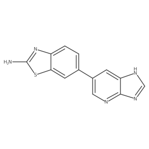 6-(3H-imidazo[4,5-b]pyridin-6-yl)-2-benzothiazolamine Structure
