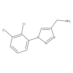 [1-(2,3-dichlorophenyl)-1H-1,2,3-triazol-4-yl]methanamine Structure