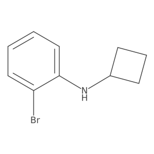 2-bromo-N-cyclobutylaniline Structure