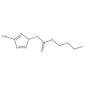 butyl 2-(3-amino-1H-1,2,4-triazol-1-yl)acetate Structure