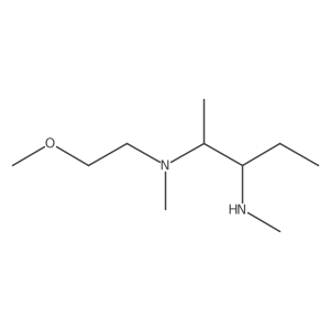 2,3-Pentanediamine, N2-(2-methoxyethyl)-N2,N3-dimethyl- Structure
