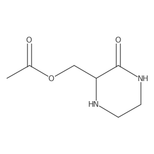 (3-Oxopiperazin-2-yl)methyl acetate Structure