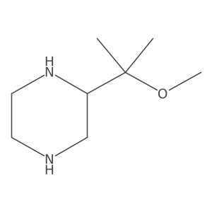 2-(2-Methoxypropan-2-yl)piperazine Structure