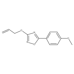 5-(4-Methoxyphenyl)-3-prop-2-enoxy-1,2,4-oxadiazole Structure