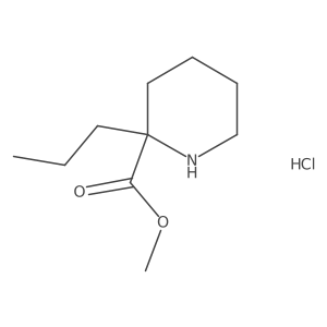 Methyl 2-propylpiperidine-2-carboxylate hydrochloride结构式