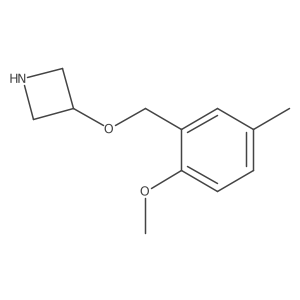 3-((2-Methoxy-5-methylbenzyl)oxy)azetidine Structure