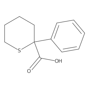 2-Phenyltetrahydro-2H-thiopyran-2-carboxylic acid结构式