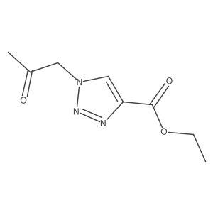 ethyl 1-(2-oxopropyl)-1H-1,2,3-triazole-4-carboxylate Structure