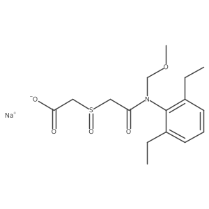 Alachlor sulfynilacetic acid sodium salt Structure