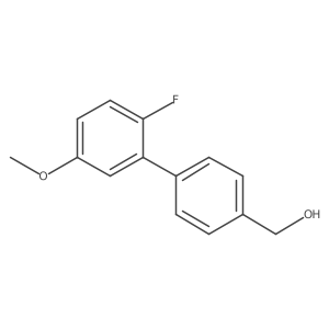 (2'-Fluoro-5'-methoxy-[1,1'-biphenyl]-4-yl)methanol Structure