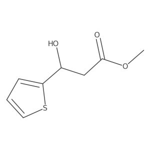 Methyl 3-hydroxy-3-(thiophen-2-yl)propanoate Structure